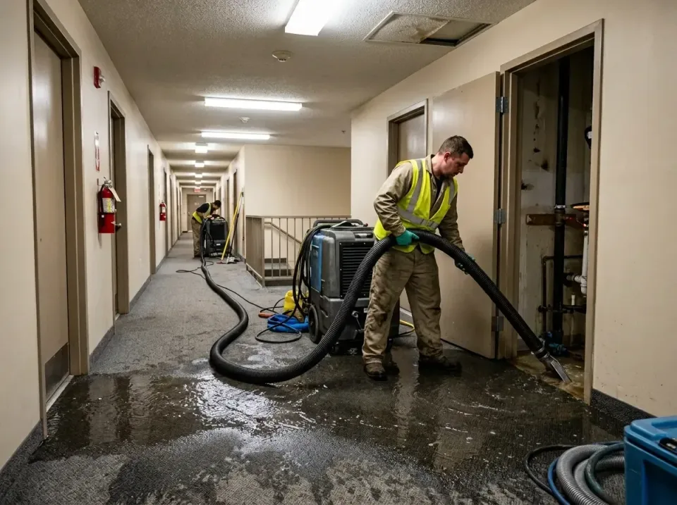 multi-unit-apartment-hallway-f-005 — frequently asked questions, Emergency Burst Pipe Water Extraction & Removal in Daly Cit…